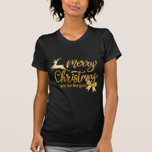 Family Christmas   Modern Minimalist   Personalise T-Shirt