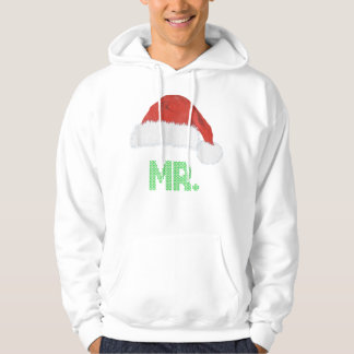 Family Christmas Mr. & Mrs. Santa Hat C Hoodie