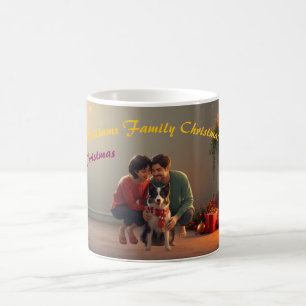 Family Christmas Mug with Border Collie – Cosy Hol