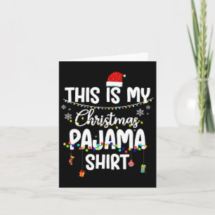 Family Christmas Pajama Funny Xmas Pjs Men Women K Card