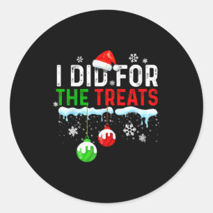 Family Christmas Pajamas Matching I Did For The Tr Classic Round Sticker
