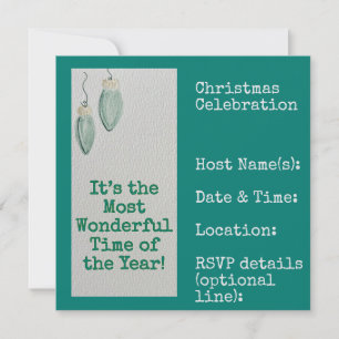 Family Christmas Party Invitation