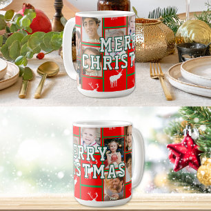 Family Christmas Photo Coffee Mug
