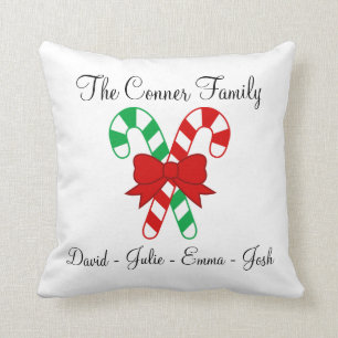 Family Christmas Pillow