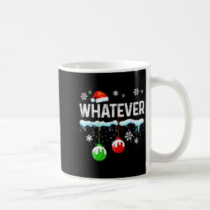 Family Christmas Pyjamas Matching Whatever Coffee Mug