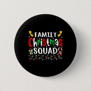Family Christmas Santa Hat Crew Fun Women Men Paja 6 Cm Round Badge