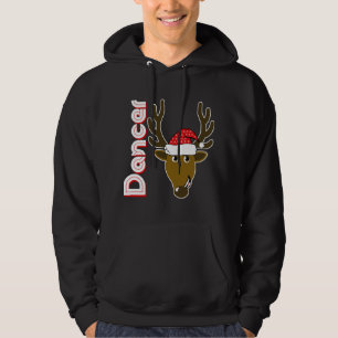 Family Christmas Santa Reindeer Hoodie