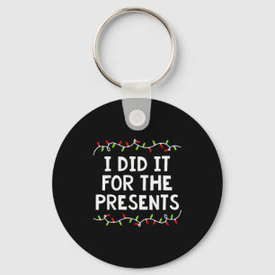 Family Christmas Shirt I Don't Do Matching Outfits Key Ring