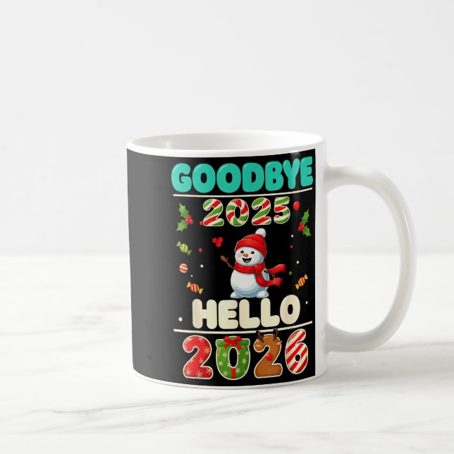 Family Christmas Shirts Matching 2025, Funny Nye H Coffee Mug (Right)