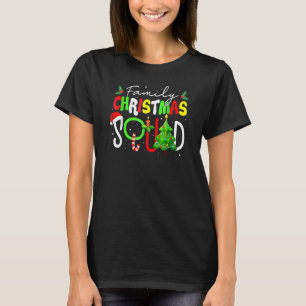 Family Christmas Squad Team Santa Xmas Pajama Men T-Shirt