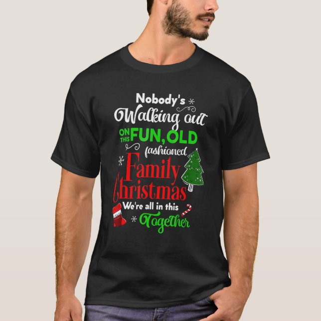 Family Christmas Vacation Pyjamas  Ugly Christmas T-Shirt (Front)