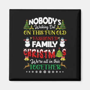 Family Christmas we are all in this together Merry Magnet