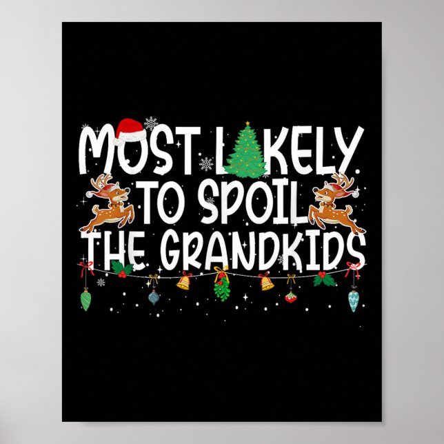 Family Christmas Xmas Most Likely To Sil The Grand Poster (Front)
