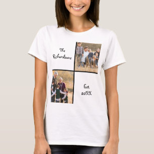 Family Collage Photo T-Shirt