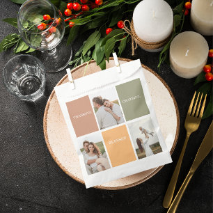 Family Collage Photo Thankful Blessed Grateful Favour Bag