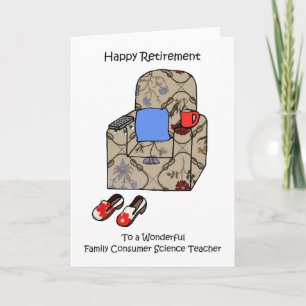 Family Consumer Science Teacher Retirement Card