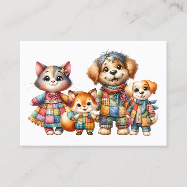 FAMILY CONTACT INFORMATION, YOU NAME IT!  BUSINESS CARD (Front)