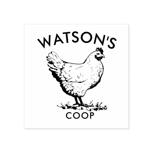 Family Coop | Egg Stamp Stamp (Imprint)