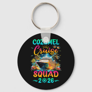 Family Cozumel Cruise Squad 2026 Summer Vacation Key Ring