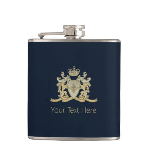 Family Crest Hip Flask