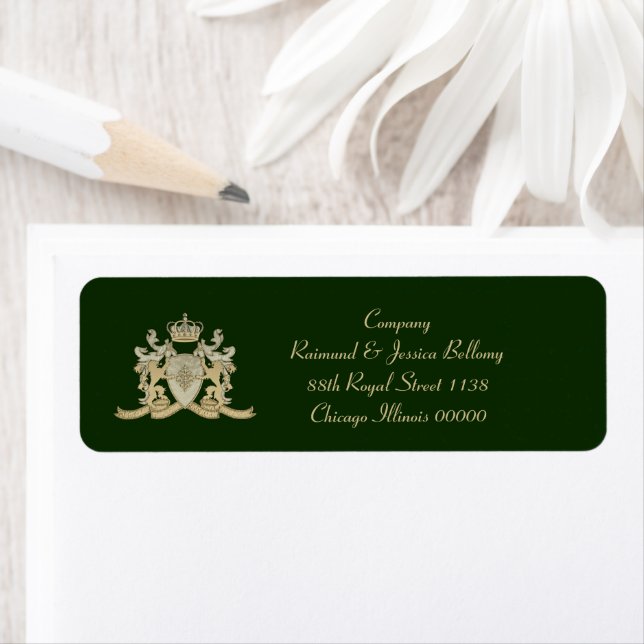 Family Crest Return Address Label (Insitu)