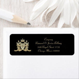 Family Crest Return Address Label