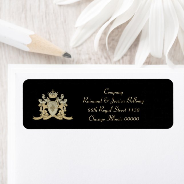 Family Crest Return Address Label (Insitu)