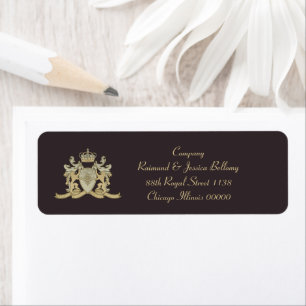 Family Crest Return Address Label