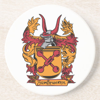 Family Crest Sandstone Coasters