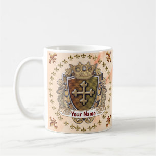Family Crest Surname  Coffee Mug