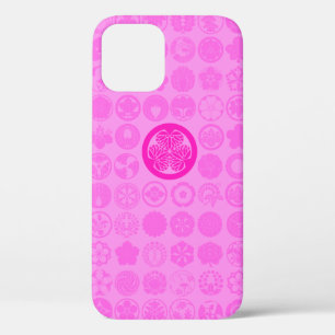 [Family Crests] Flowers and Plants Pink iPhone 12 Case
