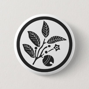 [Family Crests] Plants 6 Cm Round Badge