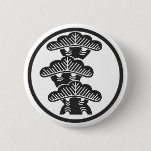 [Family Crests] Plants 6 Cm Round Badge