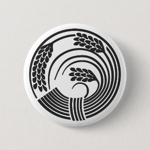 [Family Crests] Plants 6 Cm Round Badge
