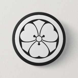 [Family Crests] Plants 6 Cm Round Badge