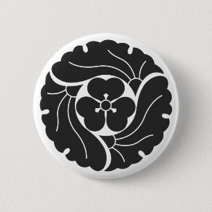 [Family Crests] Plants 6 Cm Round Badge