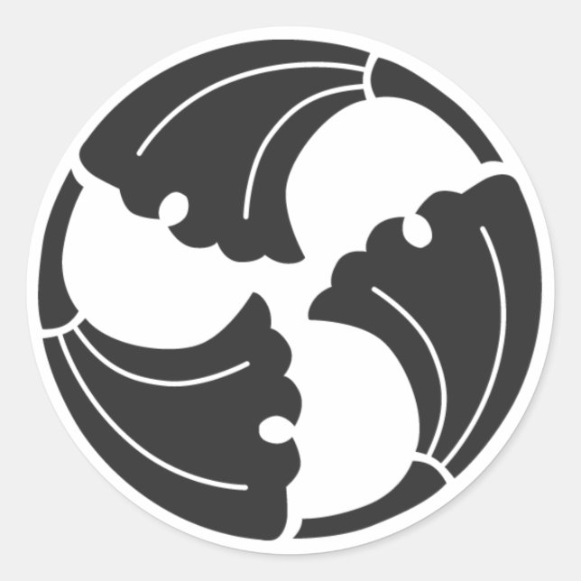 [Family Crests] Plants Classic Round Sticker (Front)