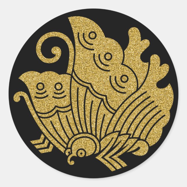 [Family Crests] Swallowtail butterfly Sticker (Front)