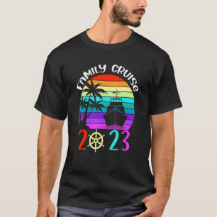 Family Cruise 2023 Cruise Family Matching Group Sq T-Shirt