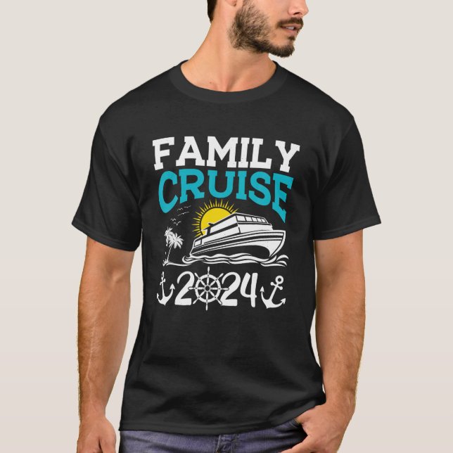 Family Cruise 2024 Making Memories Together Summer T-Shirt (Front)