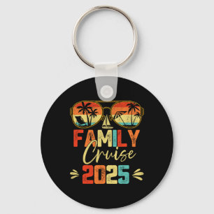 Family Cruise 2025 Beach Matching Summer Vacation Key Ring