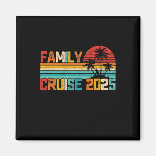 Family Cruise 2025 Beach Matching Summer Vacation Magnet