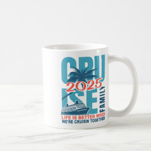 Family Cruise 2025 Cute Matching Outfit Cruise Tri Coffee Mug