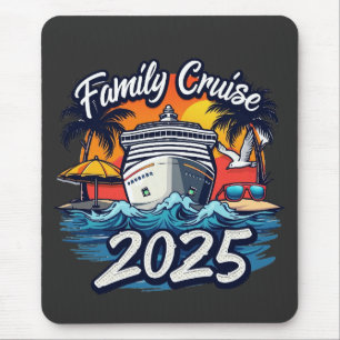 Family Cruise 2025 Family Matching Crew Ship Mouse Pad
