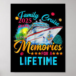 Family Cruise 2025 Family Matching Cruise Vacation Poster