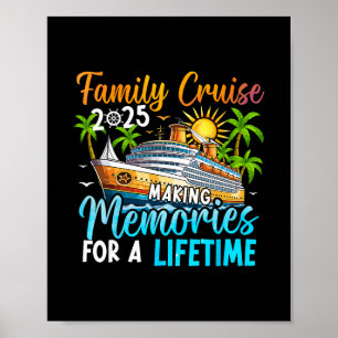 Family Cruise 2025 Family Matching Cruise Vacation Poster