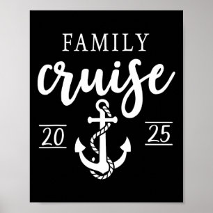 Family Cruise 2025 Family Vacation Matching For Cr Poster