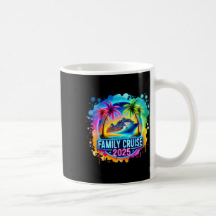 Family Cruise 2025 Hawaii Beach Coconut Summer Vac Coffee Mug