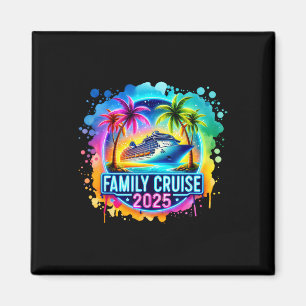 Family Cruise 2025 Hawaii Beach Coconut Summer Vac Magnet