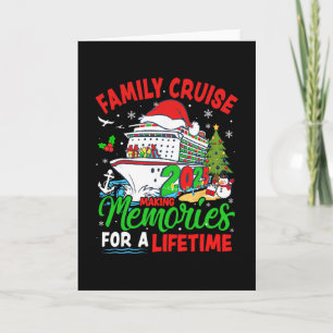 Family Cruise 2025 Making Memories For A Lifetime Card